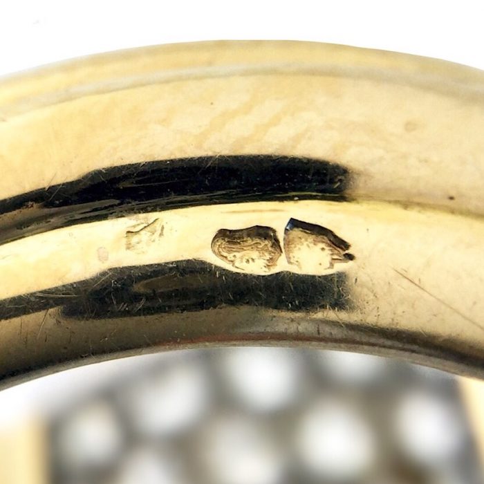 Art Déco Diamant Ring Frankreich um 1930