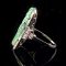 Art Déco Jade Diamant Ring um 1925